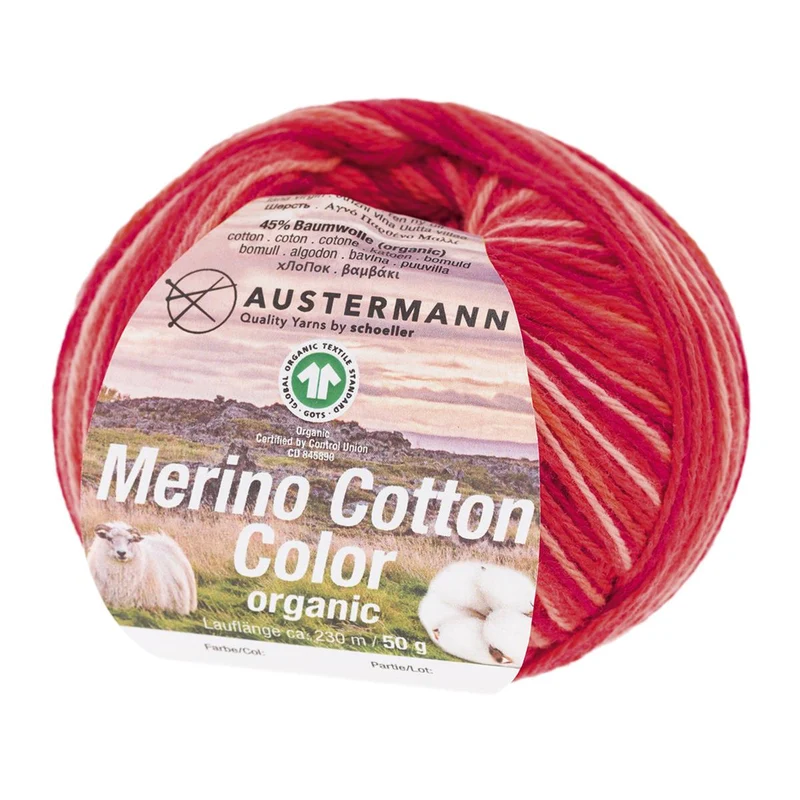 Merino Cotton Color | 230 M - 50G | 102 - Gerbera