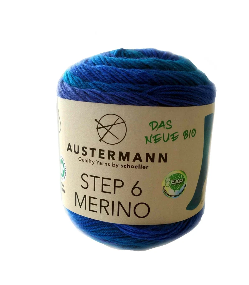 Gots Step Merino 6 Exp Color | 400 M - 150 G | 107 - Türkis