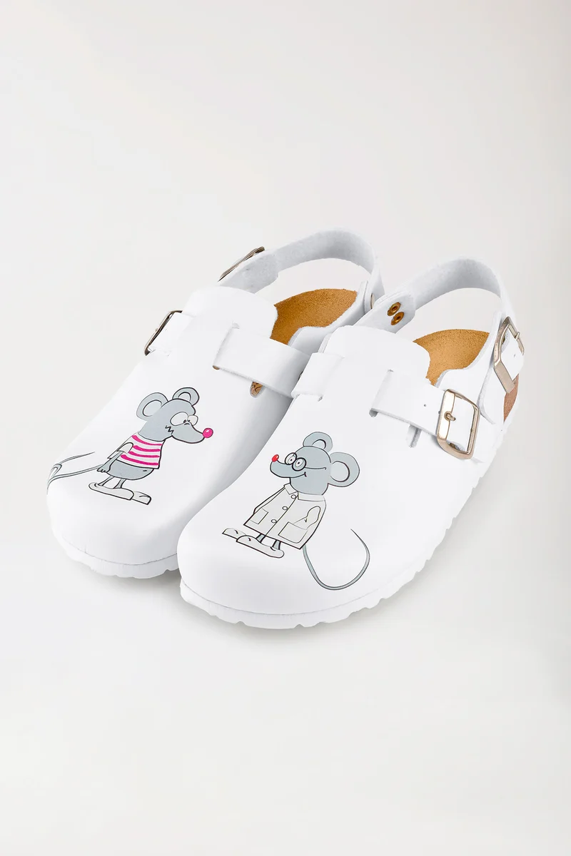 Damen Clog weiß