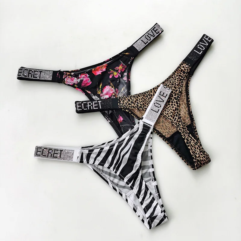 Frauen String Tanga Höschen Sexy Schlüpfer Slip Dessous Unterwäsche Panties