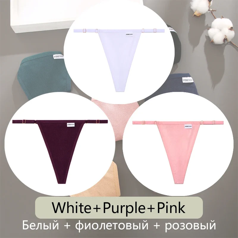 3Stk Frauen Tanga String Höschen Sexy Schlüpfer Slip Dessous Unterwäsche Panties