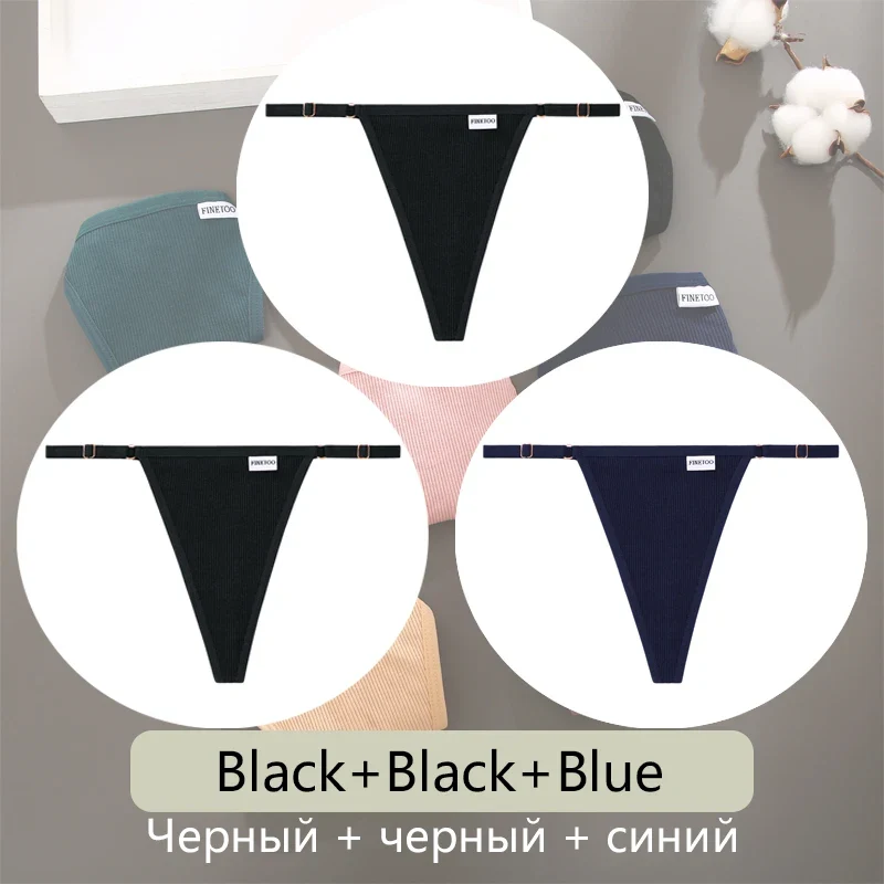 3Stk Frauen Tanga String Höschen Sexy Schlüpfer Slip Dessous Unterwäsche Panties