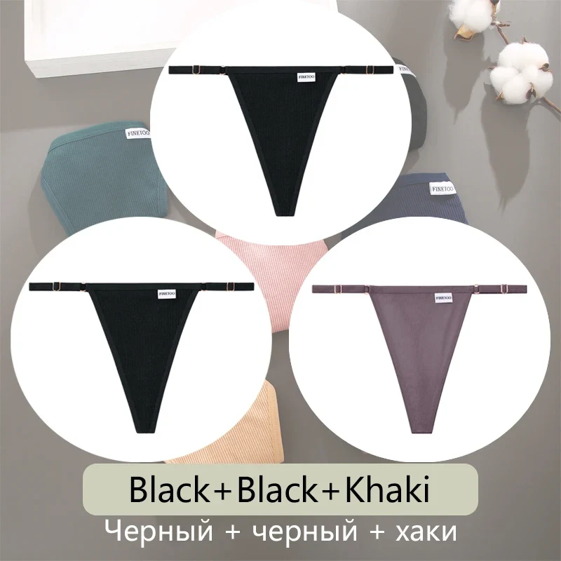 3Stk Frauen Tanga String Höschen Sexy Schlüpfer Slip Dessous Unterwäsche Panties