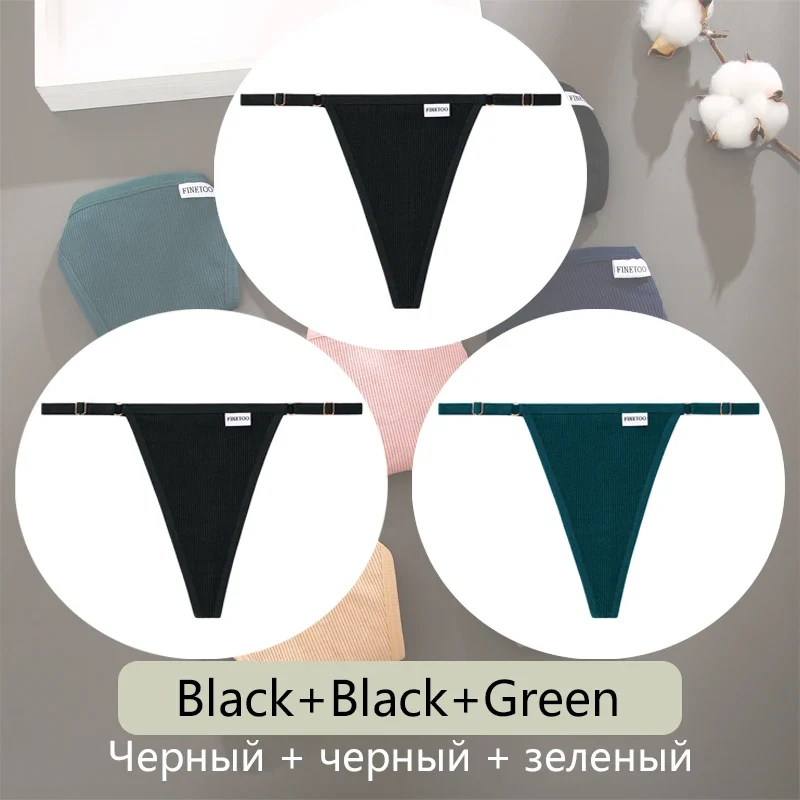 3Stk Frauen Tanga String Höschen Sexy Schlüpfer Slip Dessous Unterwäsche Panties