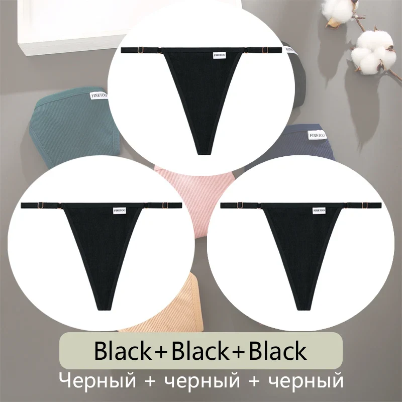 3Stk Frauen Tanga String Höschen Sexy Schlüpfer Slip Dessous Unterwäsche Panties