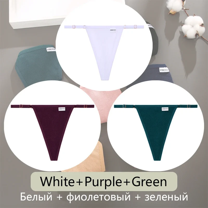3Stk Frauen Tanga String Höschen Sexy Schlüpfer Slip Dessous Unterwäsche Panties