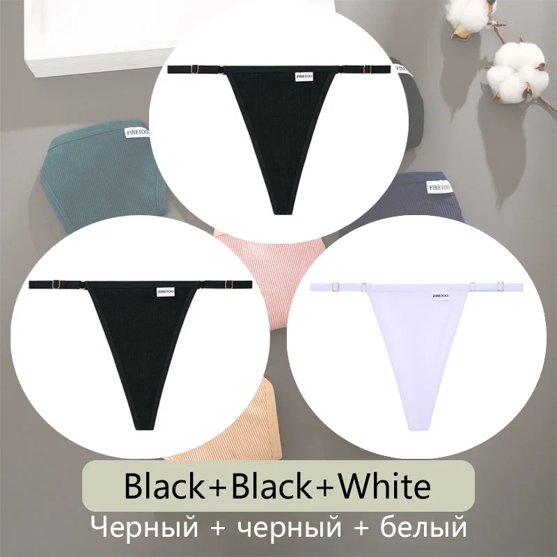 3Stk Frauen Tanga String Höschen Sexy Schlüpfer Slip Dessous Unterwäsche Panties