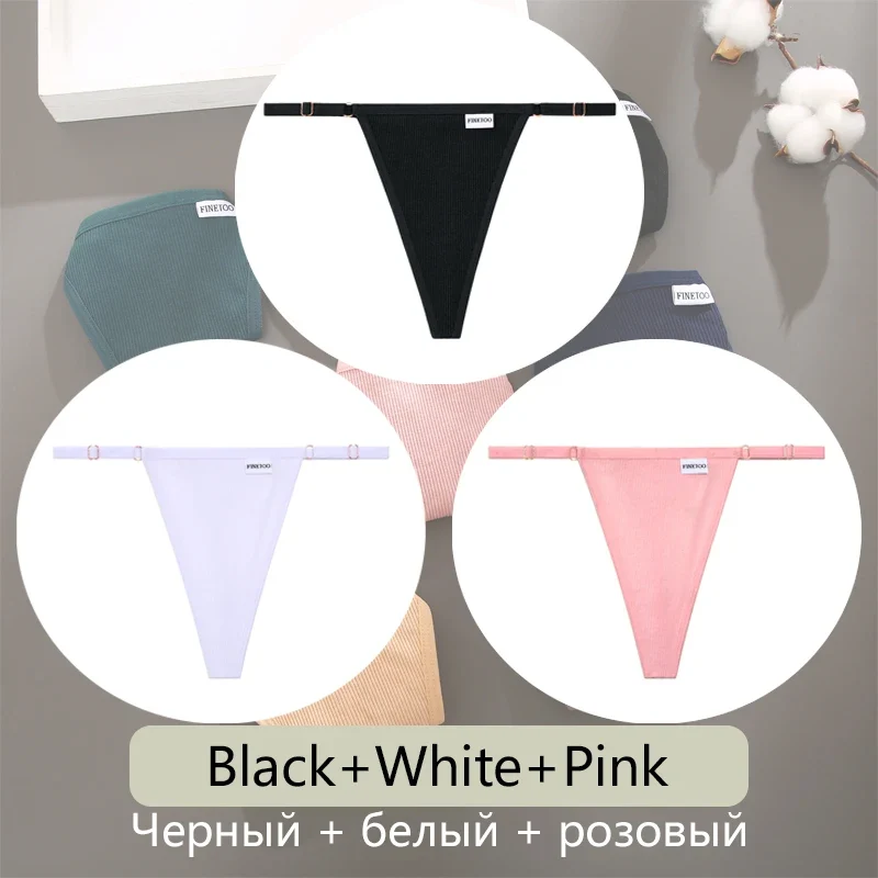 3Stk Frauen Tanga String Höschen Sexy Schlüpfer Slip Dessous Unterwäsche Panties
