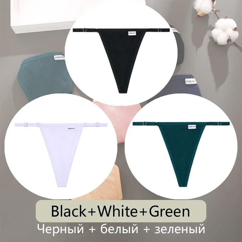 3Stk Frauen Tanga String Höschen Sexy Schlüpfer Slip Dessous Unterwäsche Panties