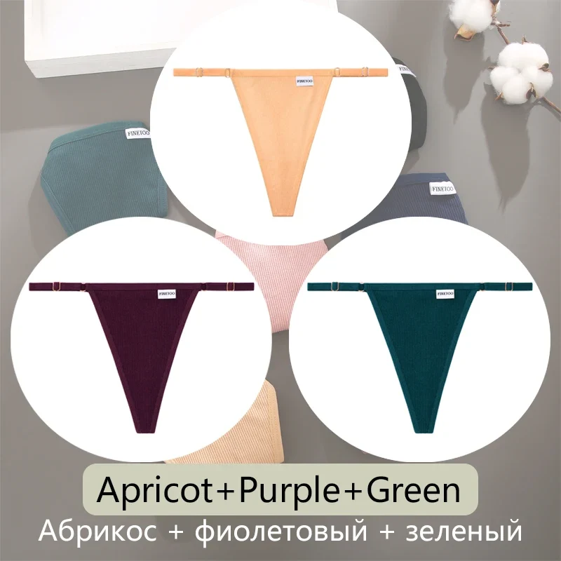 3Stk Frauen Tanga String Höschen Sexy Schlüpfer Slip Dessous Unterwäsche Panties