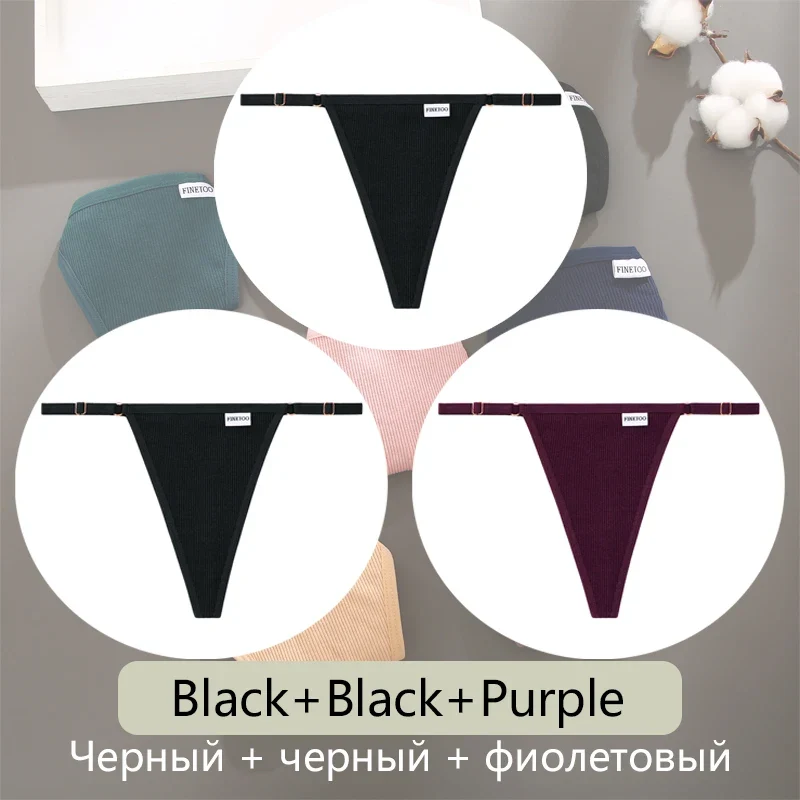 3Stk Frauen Tanga String Höschen Sexy Schlüpfer Slip Dessous Unterwäsche Panties