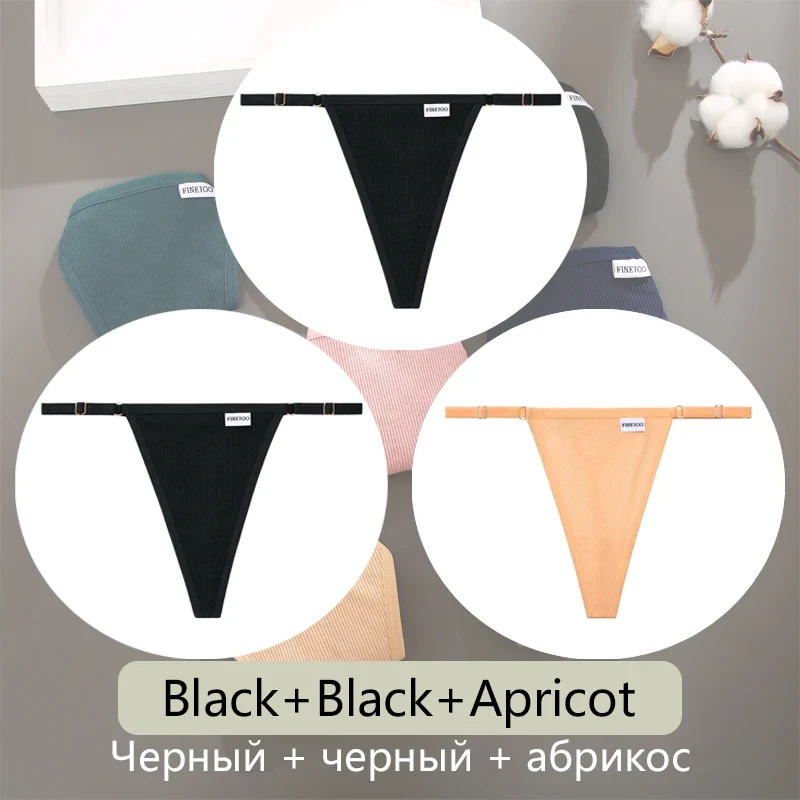 3Stk Frauen Tanga String Höschen Sexy Schlüpfer Slip Dessous Unterwäsche Panties