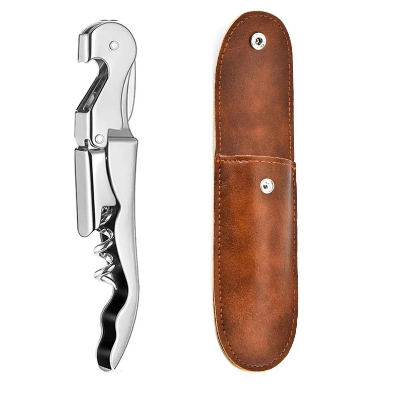 Kellnermesser Korkenzieher Weinöffner aus Edelstahl Weinschlüssel Flaschenöffner