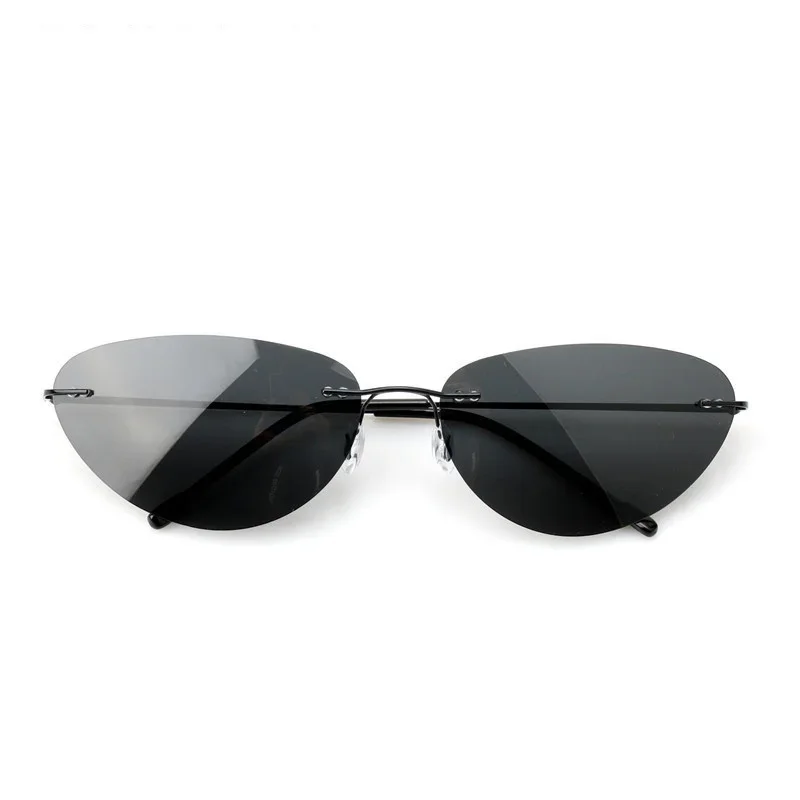 Matrix Sonnenbrille Damen Herren Brille Randlose Gläser Pilotenbrille UV400