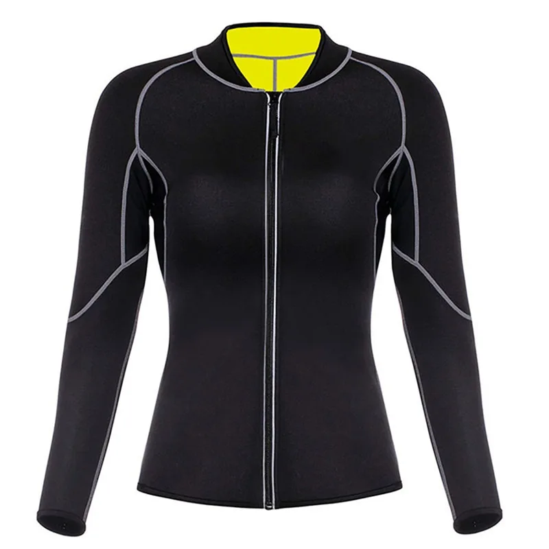 Damen Sauna Weste Abnehmen Anzug Schwitz Hose Sport Shirt Polymer Fitness Yoga