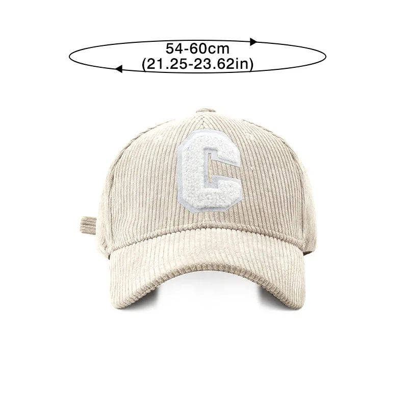 Basecap Baseball Cap Cord Mütze Kappe Männer Frauen Sonnenschutz Freizeit Hut