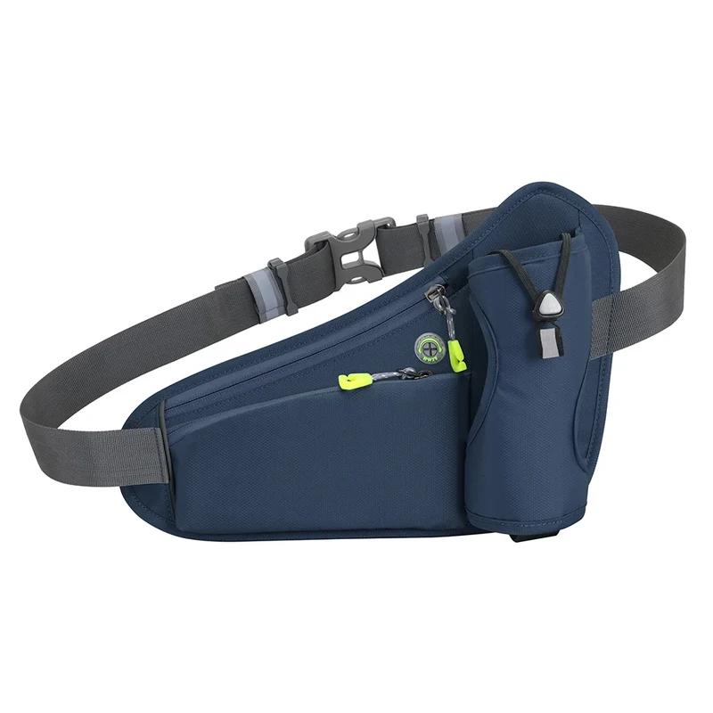 Laufen Gürtel mit Wasserflasche Bauchtasche Reißverschlusstaschen Tasche Joggen