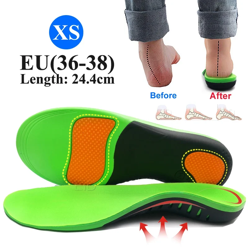 Orthopädische Einlegesohlen EVA Schuheinlagen Gel-Sohlen Sportschuh-Einlage