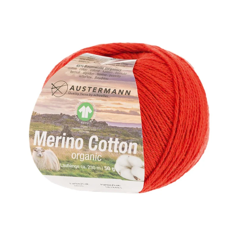 Merino Cotton | 230 M - 50 G | 26 - Paprika