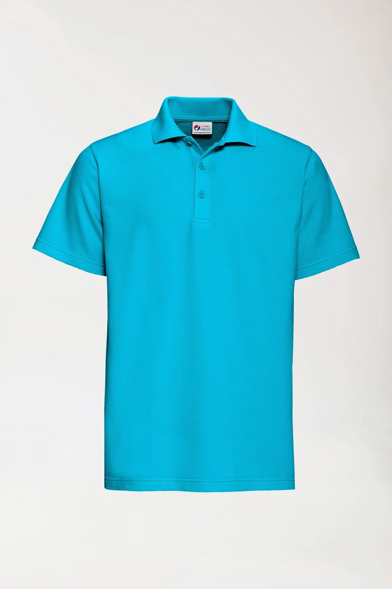 CORE Shirt Unisex - Polokragen türkis