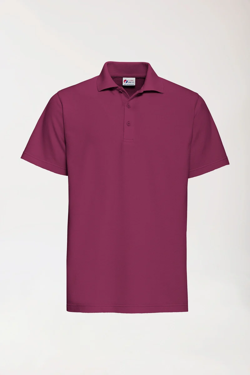 CORE Shirt Unisex - Polokragen berry