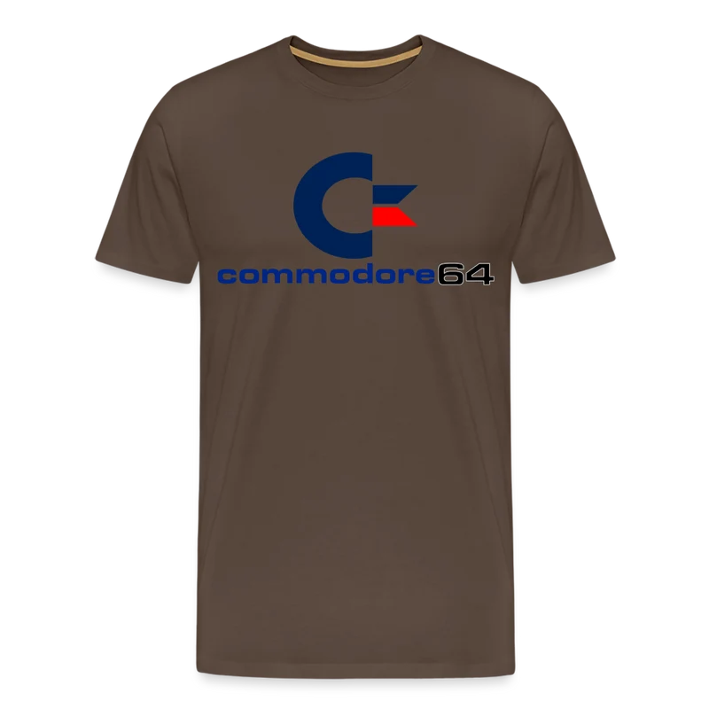 Fashion Herren Gaming Top Commodore T-Shirt Retro Streetwear 100 % Baumwolle