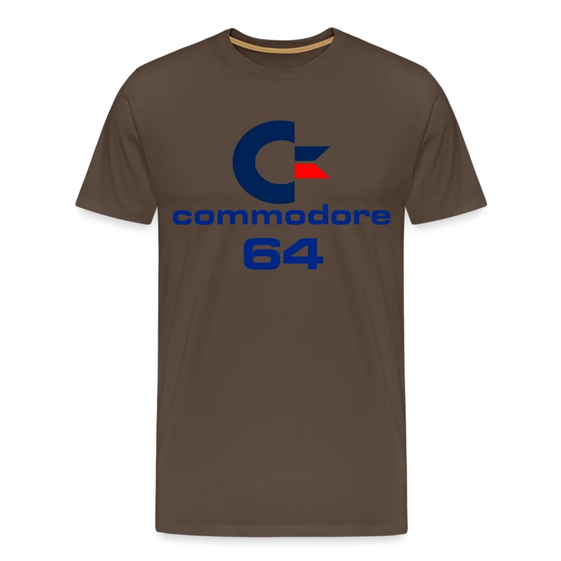 Fashion Herren Gaming Top Commodore T-Shirt Retro Streetwear 100 % Baumwolle