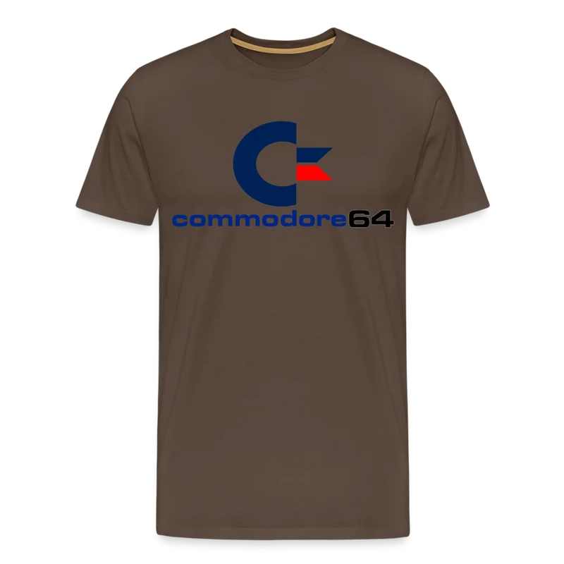 Fashion Herren Gaming Top Commodore T-Shirt Retro Streetwear 100 % Baumwolle
