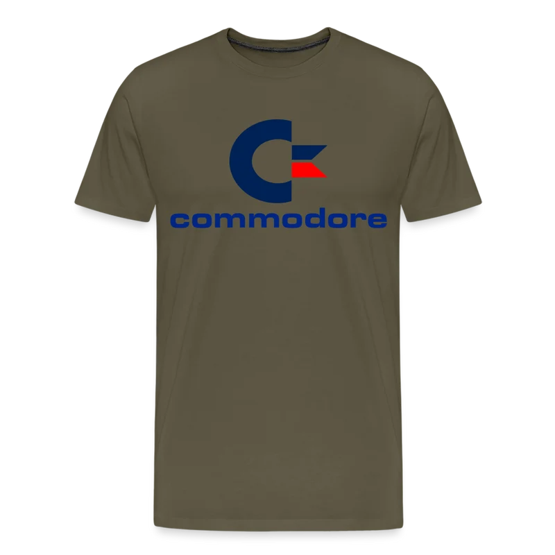 Fashion Herren Gaming Top Commodore T-Shirt Retro Streetwear 100 % Baumwolle