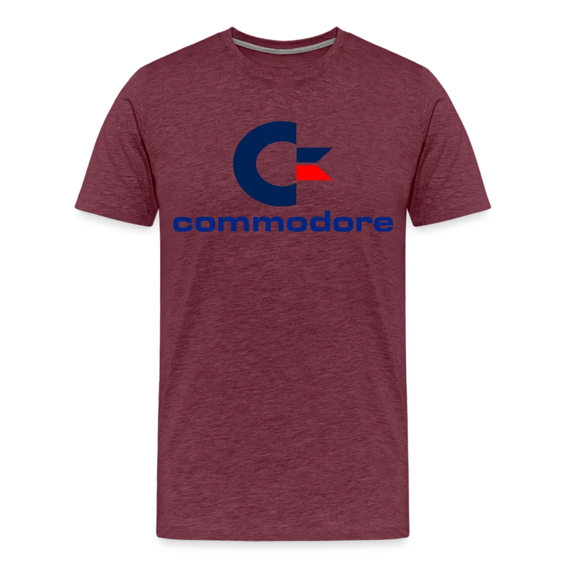 Fashion Herren Gaming Top Commodore T-Shirt Retro Streetwear 100 % Baumwolle