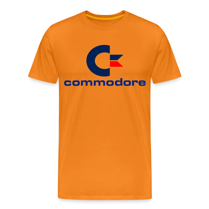 Fashion Herren Gaming Top Commodore T-Shirt Retro Streetwear 100 % Baumwolle