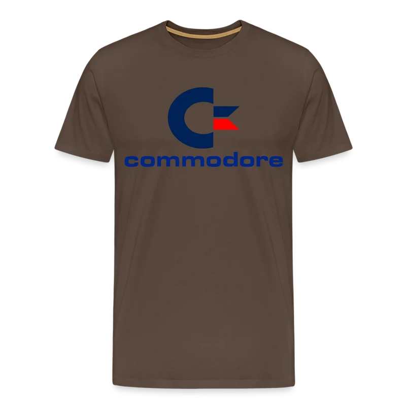Fashion Herren Gaming Top Commodore T-Shirt Retro Streetwear 100 % Baumwolle