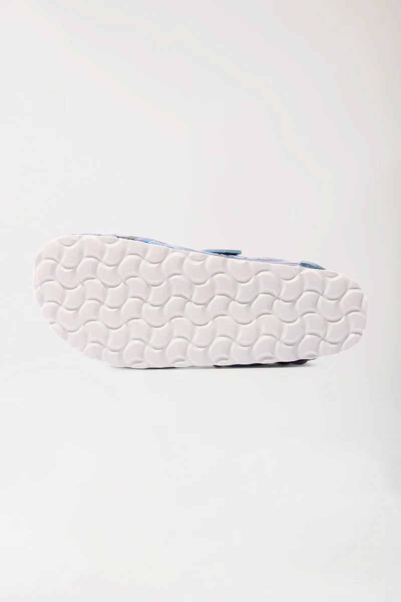 Damen Clog bunt/blau