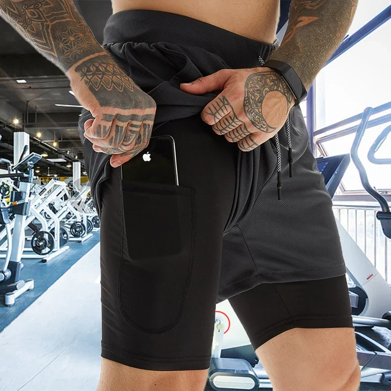 Fitness Shorts Kurze Sporthose Kurzhose Jogging Herren Trainingshose Sportshorts
