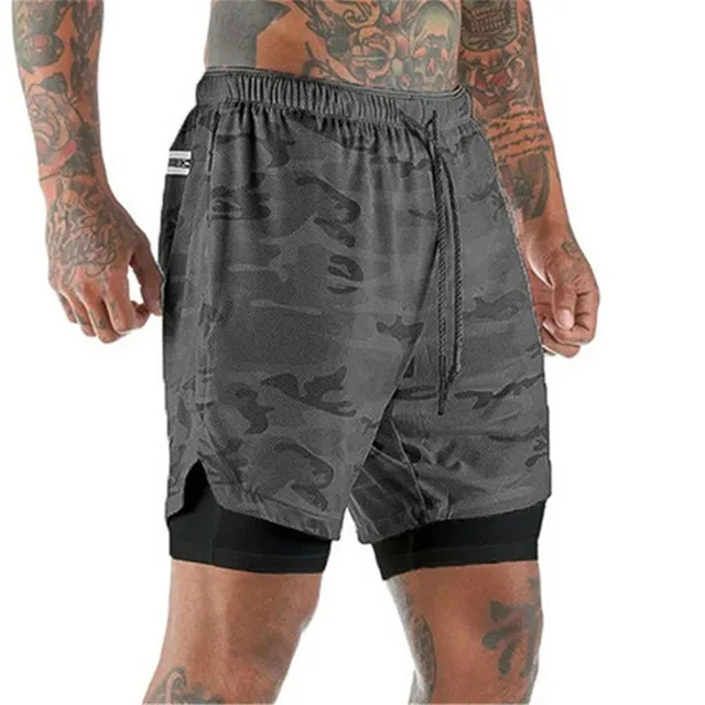 Fitness Shorts Kurze Sporthose Kurzhose Jogging Herren Trainingshose Sportshorts