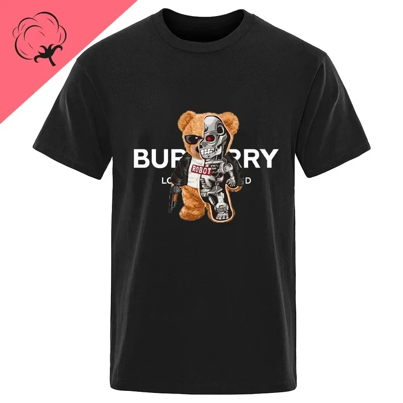Fashion Herren Hip Hop Smiling Face T-Shirt Rundhals Unisex Sommer Streetwear Top