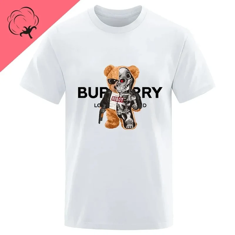 Fashion Herren Hip Hop Smiling Face T-Shirt Rundhals Unisex Sommer Streetwear Top