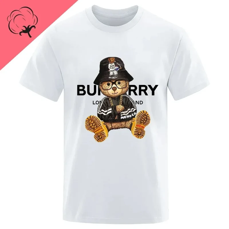 Fashion Herren Hip Hop Smiling Face T-Shirt Rundhals Unisex Sommer Streetwear Top