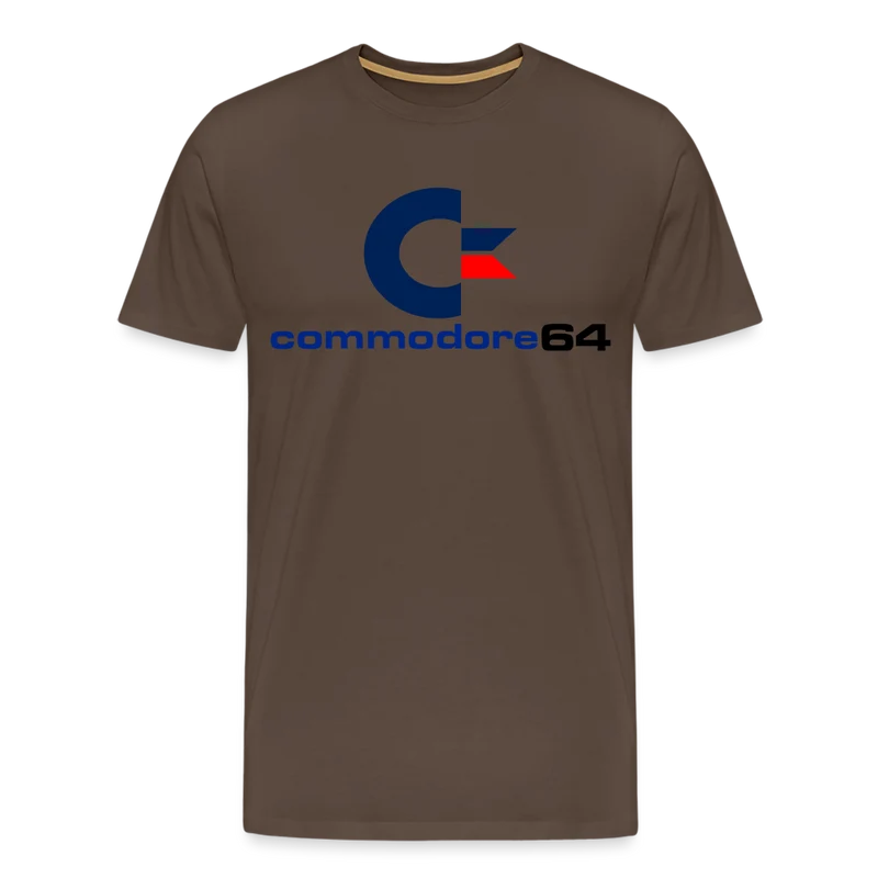 Fashion Herren Gaming Top Commodore T-Shirt Retro Streetwear 100 % Baumwolle