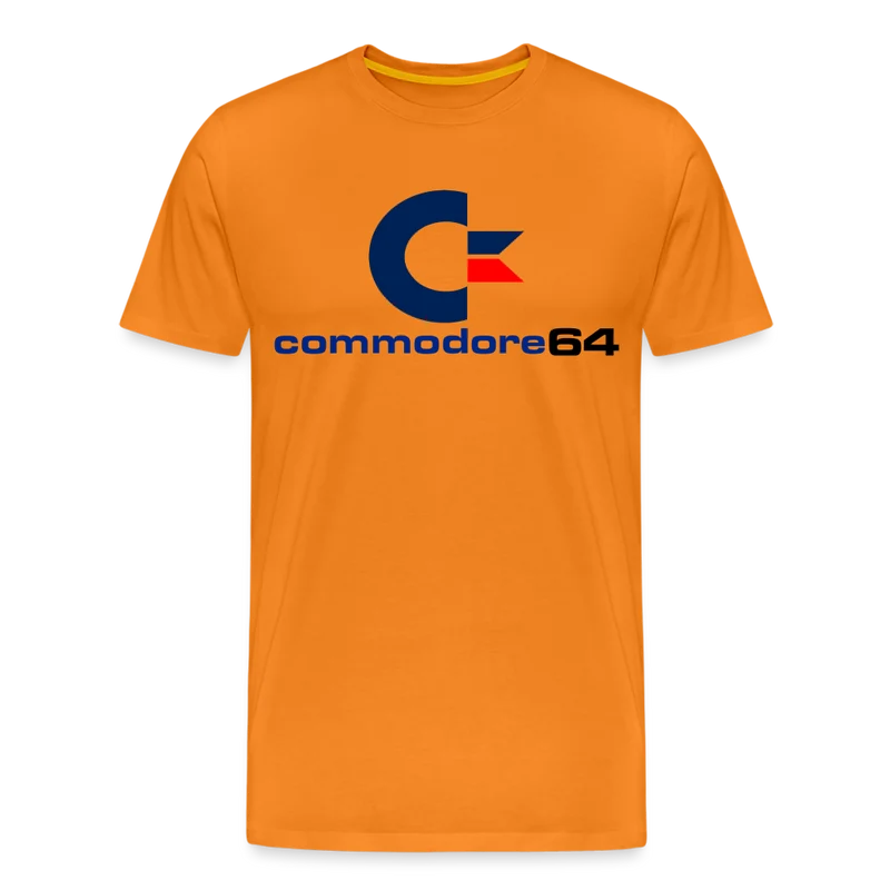 Fashion Herren Gaming Top Commodore T-Shirt Retro Streetwear 100 % Baumwolle