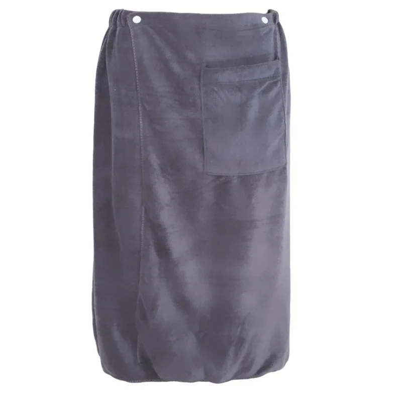 Saunatuch Herren Handtuch Saunakilt Sarong Kilt Wellness Sauna Tuch mit Tasche