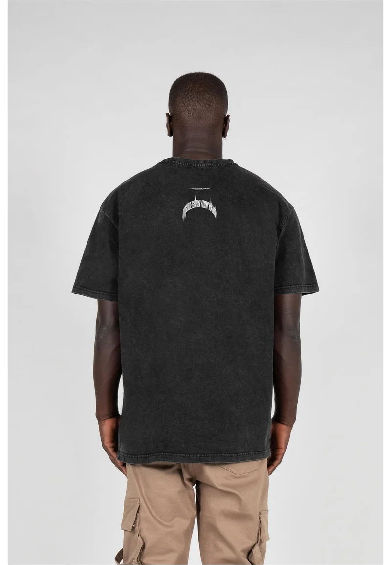 MJG HIGHER THAN HEAVEN V.1 Acid Washed Heavy Oversize Tee
