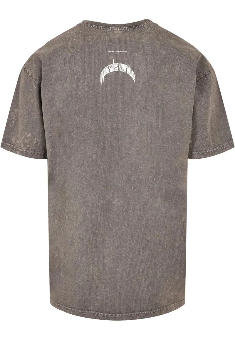 MJG HIGHER THAN HEAVEN V.1 Acid Washed Heavy Oversize Tee