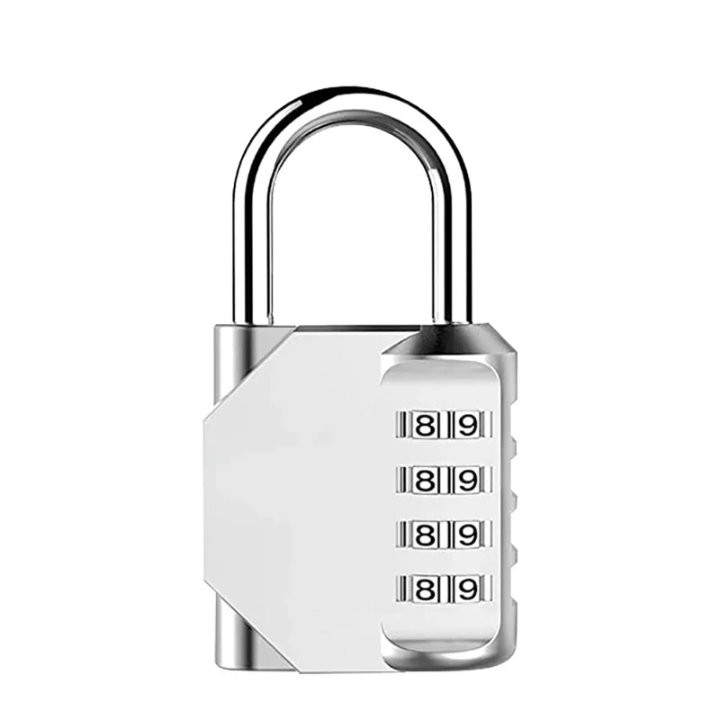 4 Stellig Vorhängeschloss Zahlenschloss Schloss Zahlencode Zinklegierung Sicher