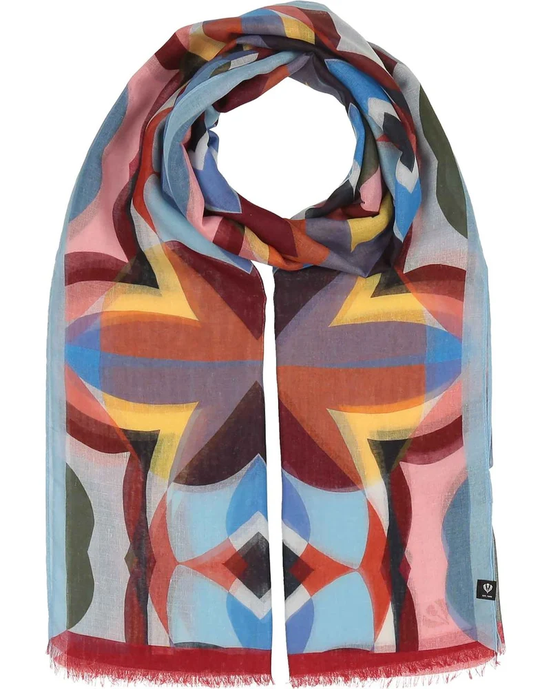 Schal Sustainability Edition - Stola mit geometrischem Muster im Retro-Design