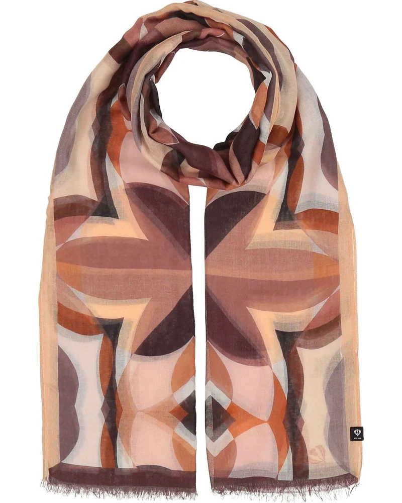 Schal Sustainability Edition - Stola mit geometrischem Muster im Retro-Design