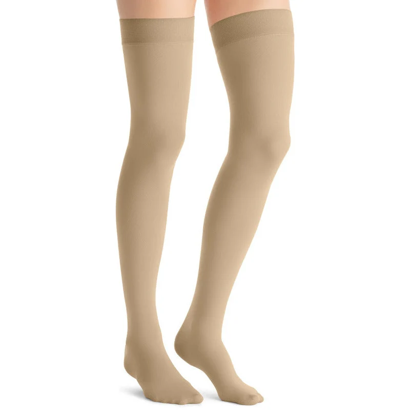 JOBST® Opaque Women's Thigh High 15-20 mmHg w/ Silicone Dot Top Band