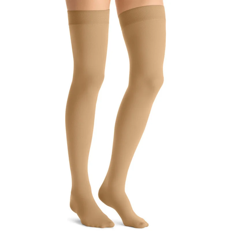 JOBST® Opaque Women's Thigh High 15-20 mmHg w/ Silicone Dot Top Band