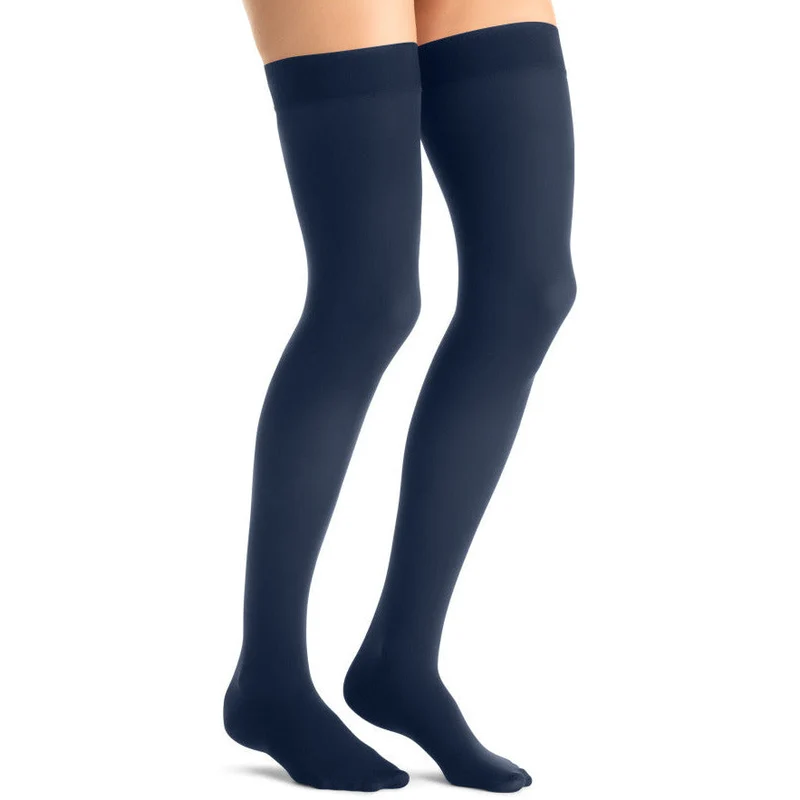 JOBST® Opaque Women's Thigh High 15-20 mmHg w/ Silicone Dot Top Band