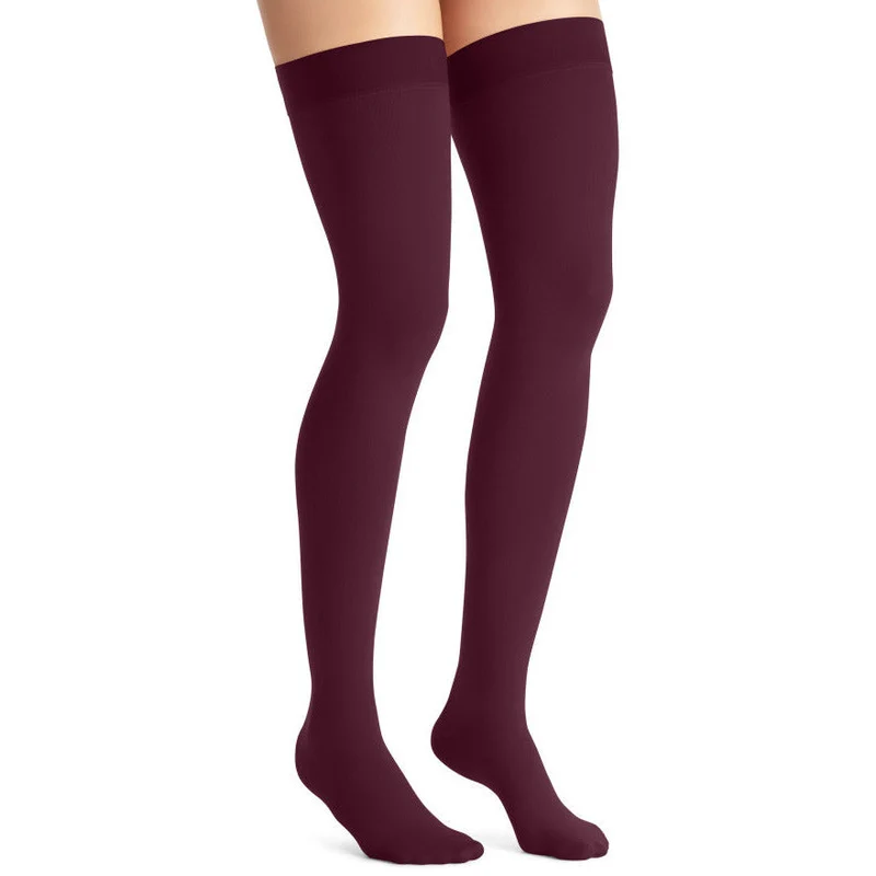 JOBST® Opaque Women's Thigh High 15-20 mmHg w/ Silicone Dot Top Band